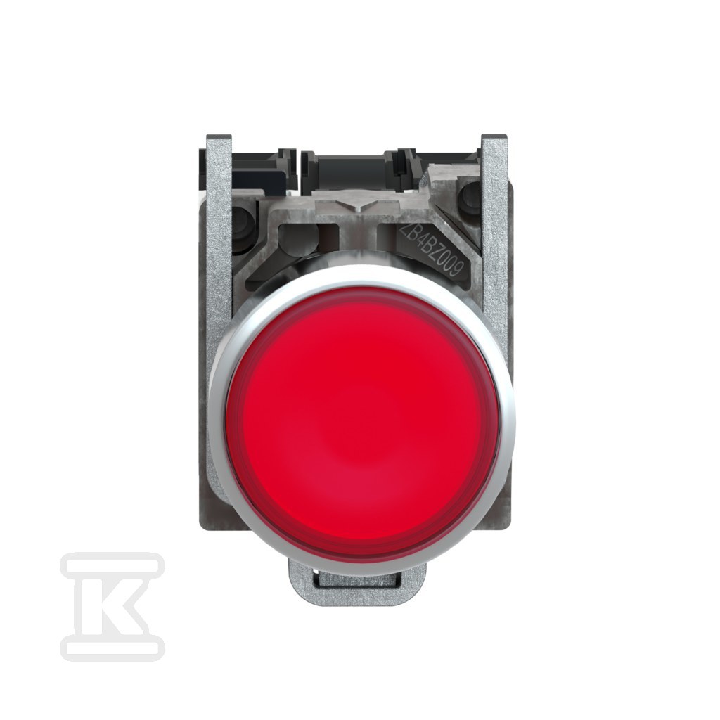 Кнопка пласка червона LED 24V Harmony - XB4BW34B5